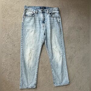 Gap Straight Fit Light Wash Jeans
